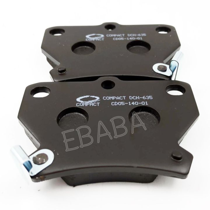 compact-brakes-ผ้าเบรคหลัง-toyota-altis-1-6-1-8-ปี-01-07-vios-1-5-ปี-03-07-รหัสสินค้า-dcc-635