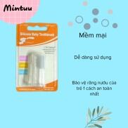 Rơ lưỡi, bàn chải silicone cho bé, thương hiệu MINTUU