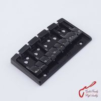 HR-Genuine Original GOTOH 404BO-5  5 Strings Electric Bass Bridge  ( Black )  Brass Saddle MADE IN JAPAN