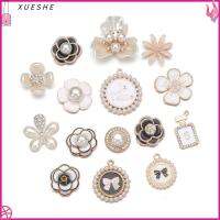 XUESHE 5PCS ของขวัญ ไข่มุก รองเท้าแตะอุดตัน อุปกรณ์รองเท้า เครื่องประดับแฟชั่น เสน่ห์รองเท้า เสน่ห์การตกแต่งรองเท้า