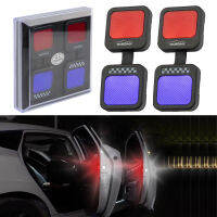 2PCS Magnetic Sensor LED Car Opening Door Safety Anti-collision Warning Lights Auto Trunk Tailgate Parking Strobe Lamp Universal