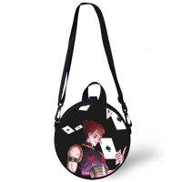 MOUMOU # Hisoka Hunter× Hunter กระเป๋าเด็กอนุบาลเด็กพิมพ์ลายอนิเมะกระเป๋าสะพายไหล่ Crossbody สำหรับเด็กนักเรียนหญิงกระเป๋ากลมขนาดเล็กกระเป๋ารักบี้