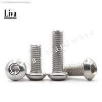 ⊕☼✟ M1.6 M3 M4 M5 M6 M8 M10 M12 ISO7380 Stainless Steel 304 A2 Round Head Screws Mushroom Hexagon hex Socket Button Head Screw