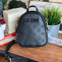 กระเป๋าสะพาย GUESS FACTORY WOMEN SHOULDER BAG กระเป๋าถือหรือสะพายข้างทรงครอสบอดี้ วัสดุหนังPu ลายsignatureทั้งใบ