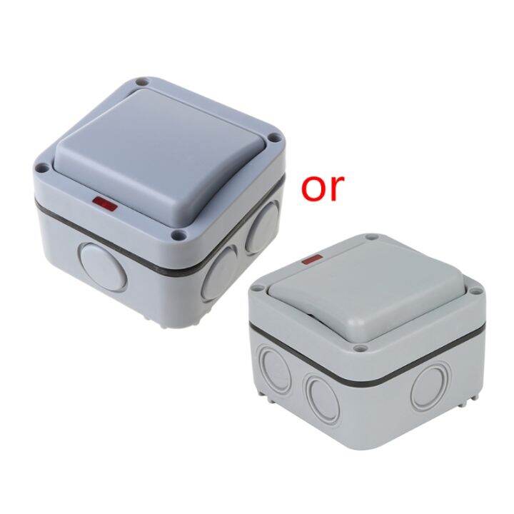 MP12 Weatherproof Outdoor Switch Outdoor Garden External Wall Switch 1