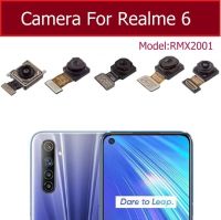 สําหรับ OPPO Realme 6 6i 6S RMX2001 RMX2002 RMX2040 กล้องหลังด้านหน้าด้านหลังเซลฟี่หันหน้าไปทางด้านหลังโมดูลหลักกล้องสายดิ้น