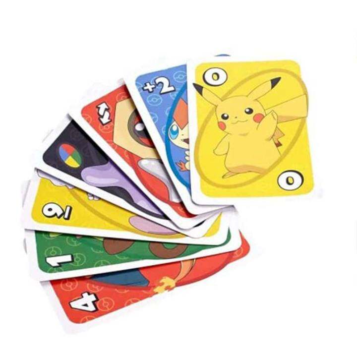 uno-pokemon-108-pcs-การ์ดเกมเกมกระดานของเล่นสำหรับของขวัญเด็ก-รวม-2-กฎพิเศษ