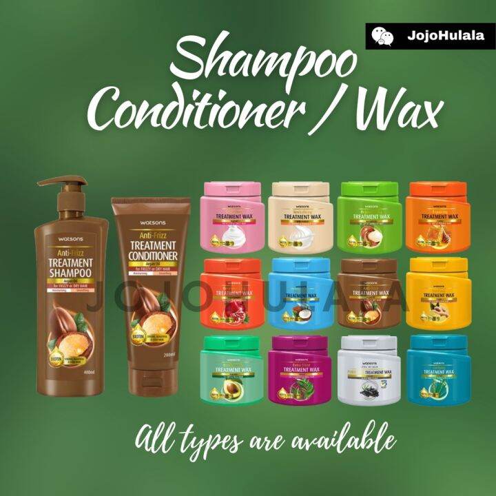 New promo Watson Watsons Shampoo Treatment Wax Conditioner Hair Mask