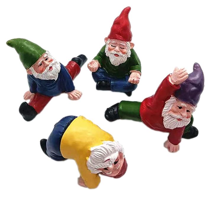 4pcs-funny-garden-gnomes-yoga-dwarf-garden-ornaments-fairy-garden-gnome-accessories-miniature-decorations