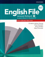 หนังสือ English File 4th ED Advanced : Students Book/Workbook Multi-Pack B (P) Free shipping  หนังสือส่งฟรี หนังสือเรียน ส่งฟรี มีเก็บเงินปลายทาง หนังสือภาษาอังกฤษ