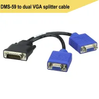 【COOL】 DMS59ที่จะ Displayport VGA ตัวแบ่ง DVI สายแปลงสัญญาณ