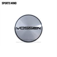 ตราสัญลักษณ์รถฮับศูนย์ล้อรถชุดที่มีความแม่นยำ VOSSEN ขนาด4ชิ้น/ล็อต65มม. สติกเกอร์รูปลอกอุปกรณ์แต่งรถฝาครอบสติกเกอร์