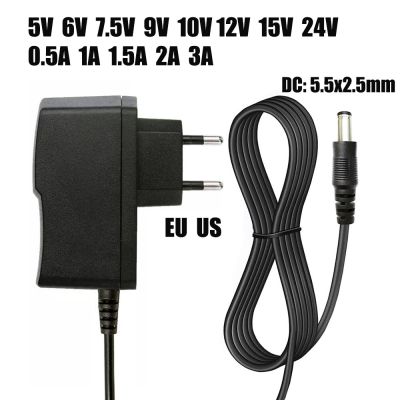 AC 110-240V DC 5V 6V 8V 9V 10V 12V 15V 0.5A 1A 2A 3A Universal Power Adapter Supply Charger Adapter Eu Us for LED Light Strips Electrical Circuitry Pa