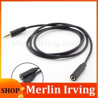 Merlin Irving Shop Stereo 3.5mm 4 Pole Audio Male to Female AUX Jack Plug Extension Cable Cord Headphone Car Earphone Speaker Audio