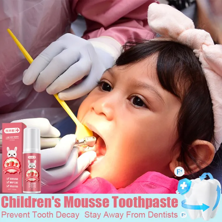kids toothpaste ubat gigi kanak kanak baby foam mousse toothpaste