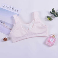 Girls Student Underwear Development Period Junior High School Students Strap Bra Wide Cotton Wireless Vest 2023