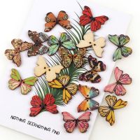 【YF】▥✁  50Pcs/set Colorful Buttons Sewing And Scrapbook 2 Holes Mixed Accessories