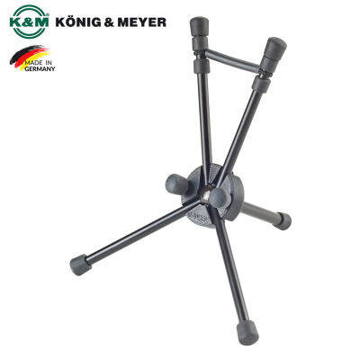 K&amp;M  14355 Saxophone Stand »Saxxy« ขาตั้งแซกโซโฟน ขาตั้งโซปราโนแซกโซโฟน สูง 18.8 ซม. พับเก็บได้ (Model: 14355-000-55) + แถมฟรีถุงผ้า ** Made in Germany **