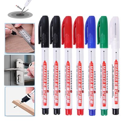 hot！【DT】 Haile 30mm Deep Hole Nib Markers Set Metal Perforating Pens Woodworking Decoration Marke