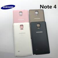 【☑Fast Delivery☑】 diyi45718 ฝาครอบหลัง N910fd ฝาครอบด้านหลังตัวเรือนด้านหลังใหม่สำหรับ N910 Samsung Galaxy Note 4 N9100 N910f