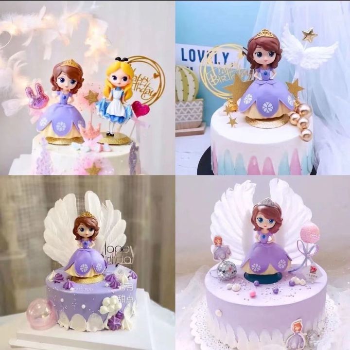 Disney Princess Snow White Cinderella Aurora Jasmine Tiana Rapunzel Edible Cake  Toppers – Ediblecakeimage