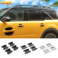 BAWA Car Exterior Door Handle Bowl Decoration Stickers Protection Cover Accessories For Bronco Sport 2021 2022