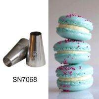 【✲High Quality✲】 huoyanping 0.4Mm 304สแตนเลสใหญ่พิเศษรอบปลายหัวฉีดตกแต่ง Macaron ปาก