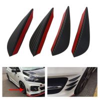 【DT】4pcs Car Bumper Splitter Fin Air Knife Fit Diffuser Splitter Fins Body Spoiler Canard Valence Chin Car Tuning Canard Accessories  hot