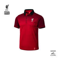 เสื้อโปโลแขนสั้น ผ้าโพลี  Liverpool รุ่น LFC-PHG009 สีแดง