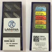 MGMN300-M LT10 เม็ดมีดคาร์ไบด์ LAMINA ดั้งเดิม 100% พร้อมคุณภาพดีที่สุด 10 ชิ้น / ล็อตจัดส่งฟรี