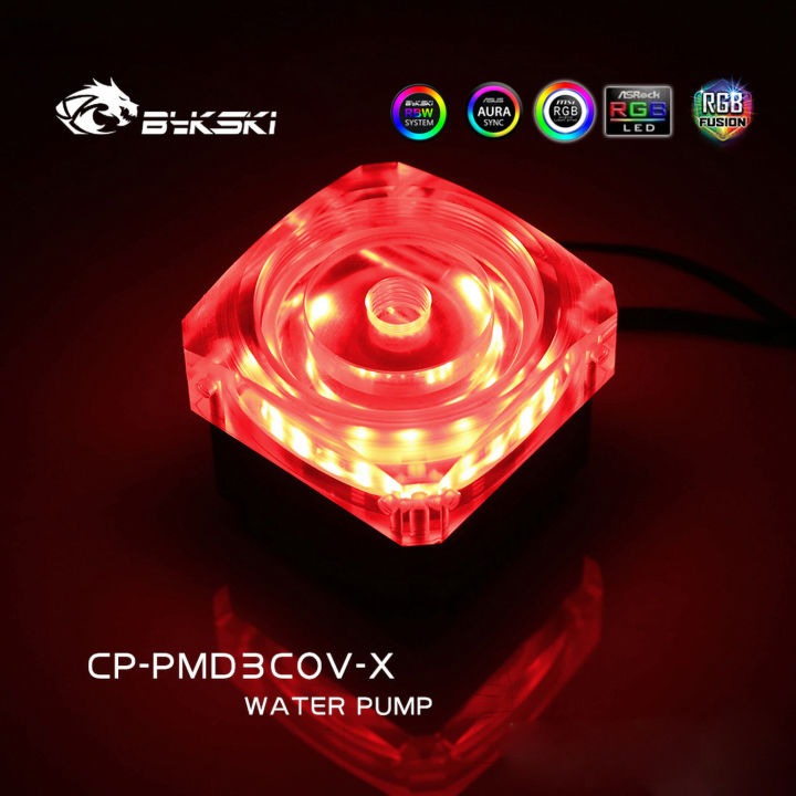 bykski-pwm-ddcปั๊ม-น้ำcooling-17wปั๊มสำหรับcpu-gpu-cooler-สูงสุด600l-h-ยกสูงสุด6เมตร-b-pmd3-x