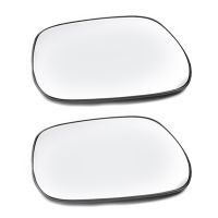 Rear View Mirror Glass Rearview Mirror Reversing Lens Heating Wide-Angle Mirror Glass for Toyota RAV4 2000-2005