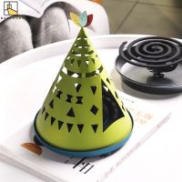 BANFANG Iron mosquito coil family cartoon Mosquito coil shelf holder and portable home and camping