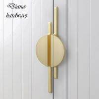 New! Modern Simple Golden Gray Round Counter Cabinet Door Drawer Pulls kitchen Cupboard Door Handle Furniture Handles Hardware  by Hs2023