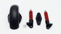 โช้คอัพหน้าสปริงไฮดรอลิกสำหรับ8นิ้วสกู๊ตเตอร์ไฟฟ้า Shock Absorption Kit Front Suspension Fork Parts