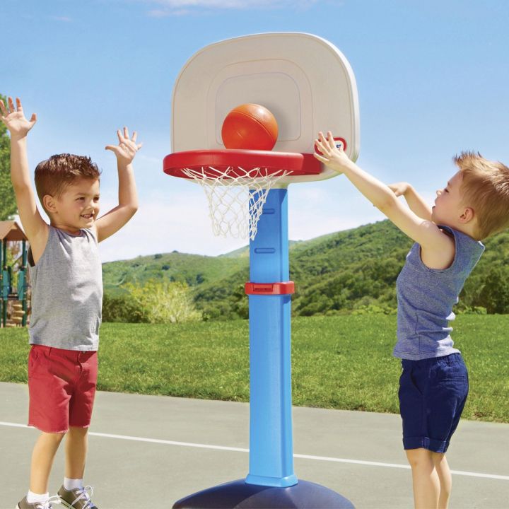นำเข้า-แป้นบาสเด็กปรับระดับได้-little-tikes-totsports-easy-score-basketball-set-toy-basketball-hoop-ราคา-2-500บาท-ลิขสิทธิ์แท้-นำเข้าจากอเมริกา