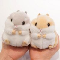 【cw】 Hamster doll keychain pendant hamster cute backpack plush bag school