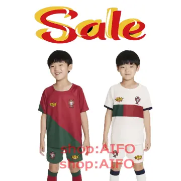 Portugal Away Stadium Shirt 2022 - Kids with Ronaldo 7 printing