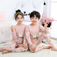 Autumn Pijamas Infantil Cotton Pyjamas Kids Clothes Sets Cartoon Big Girls Baby Sleepwear Cute Pajamas For Boys 3 5 7 9 11Years