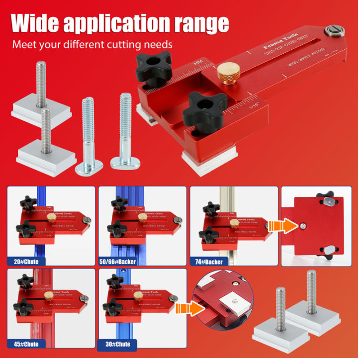 งานไม้บางๆ-rip-tablesaw-jig-ทนทานเครื่องมือไกด์นำตัดแผ่นกระดานหัดเขียนของเด็กอะลูมินัมอัลลอยบางตัดโต๊ะเลื่อยจิ๊กคำแนะนำในการตัดบางโต๊ะเลื่อยสำหรับงานไม้คู่มือ