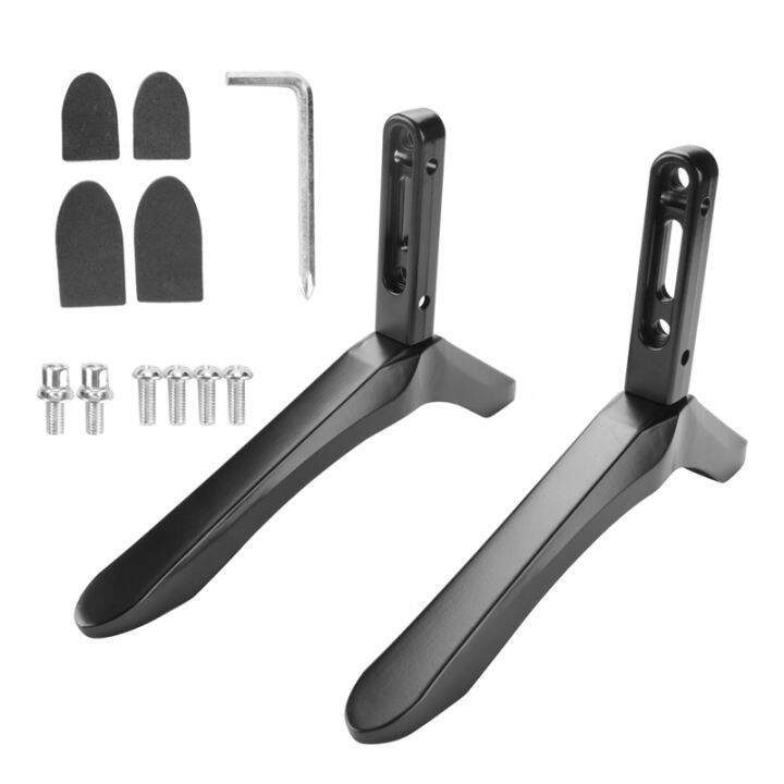 Steel TV Base for LCD Pedestal Screen Stand Home Universal Monitor