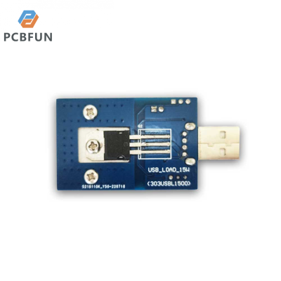 pcbfun โมดูลตัวต้านทานทดสอบการรับน้ำหนักแบบอิเล็กทรอนิกส์15W เครื่องทดสอบโหลด USB เครื่องพัดลมทำความเย็นกระแสไฟฟ้าเมื่อตัวปรับให้คงที่