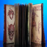 New Necronomicon Dark Magic Prop Demon Evil Dead Summon Halloween Book Desktop Ceremony Decor Decoration Altar Room Living T2M1