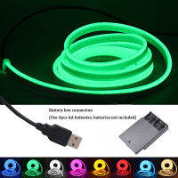 กล่องแบตเตอรี่ 5V USB LED Neon Light Strip กันน้ำกลางแจ้งห้องนอน GAMING Room Wall ตกแต่งบ้านคริสต์มาสงานแต่งงานโคมไฟตกแต่ง-asferttyre