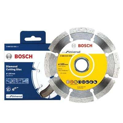 "โปรโมชั่น"ใบเพชรตัดกระเบื้อง/เซรามิก BOSCH รุ่น Eco Universal ขนาด 4 นิ้ว สีเงิน - เหลือง"ส่งด่วนทุกวัน"