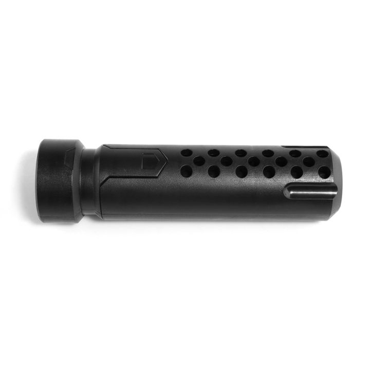 18cm-long-decoration-muffer-silencer-modified-front-tube-decoration-for-nerf-matte-black