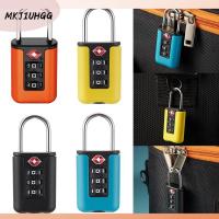 MKJIUHGG ป้องกันการโจรกรรม การเดินทางการเดินทาง ตู้ล็อกเกอร์ ล็อครหัสศุลกากร TSA รหัสล็อค3หลัก แม่กุญแจสีตัดกัน ล็อครหัสผ่านกระเป๋าเดินทาง