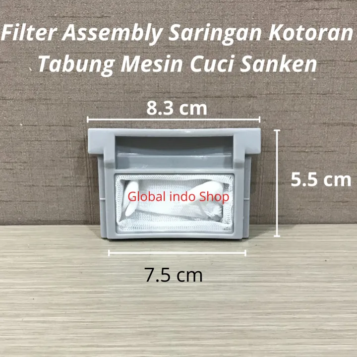 Filter Assembly Saringan Kotoran Tabung Mesin Cuci Sanken Lazada