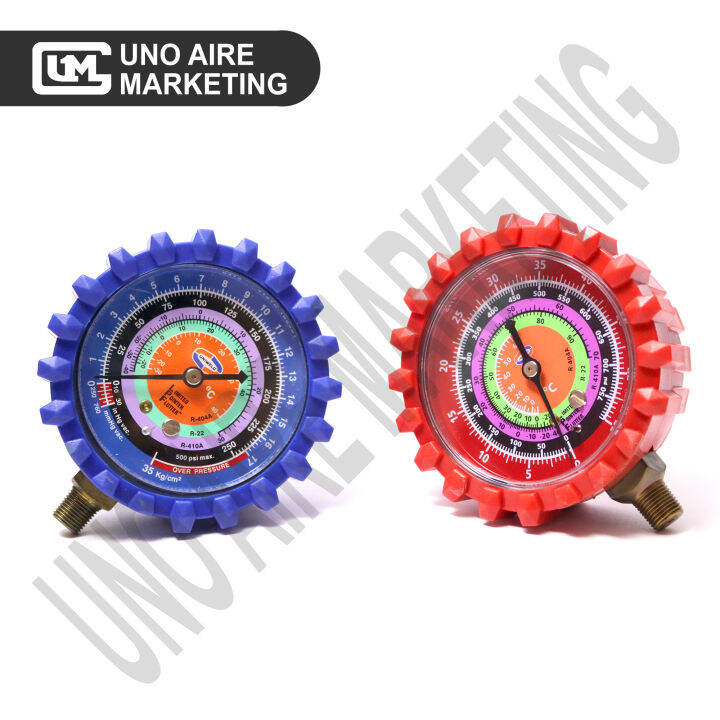 UNIWELD Single Pressure Gauge R410aR22R404aR134a Single (Low or High
