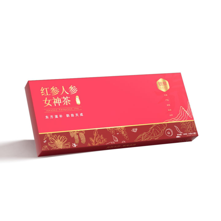 ชาโกจิพุทราแดงหม้อใบเล็กชาโสมแดง100ก-หม้อใบเล็กชาเพื่อสุขภาพชากระถางดอกไม้ชงชาโสมแดง